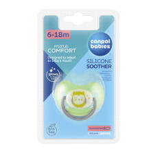 Canpol Babies Night Dreams Art. 22/501_new silicone orthodontic pacifier , 6–18 months,
