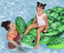 BESTWAY 41524 Inflatable Turtle mattress with handles 1.50x1.45