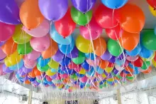 Belbal High Quality Latex Art.242573 Yellow  Balloons baloni 1 gb.(diametrs 30cm)