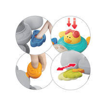 1584 SENSORY TOY WITH SUCTION CUP TURTLE