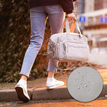 1650/02 GREY TRAVEL MOTHER'S BAG