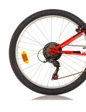 Vīriešu velosipēds 24'' ''RING'', sarkans/ melns