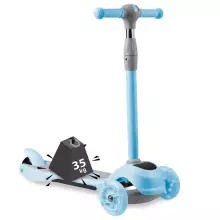 Ricokids Scooter Led Art.765003 Blue  Детский выcококачественный самокат со световыми эффектами