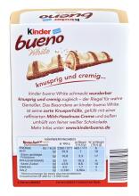 Kinder Bueno White  Art.107308  piena šokolāde bērniem,6x19 g