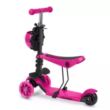 Ricokids Buggy Art.243744 Pink  Трехколесный самокат