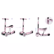 Ricokids Cubi Art.243745 Pink  Bērnu trīsriteņu skrejritenis 2 vienā