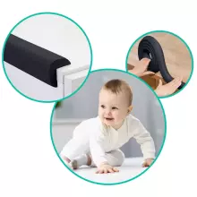 Ricokids Foam Tape Art.798701 Black Protection for sharp corners