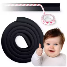 Ricokids Foam Tape Art.798701 Black Protection for sharp corners