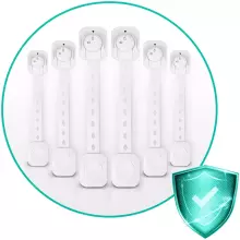 Ricokids Strap Lock Art.798200  Drawer/refrigerator protection,6 psc