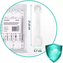 Ricokids Strap Lock Art.798200  Drawer/refrigerator protection,6 psc