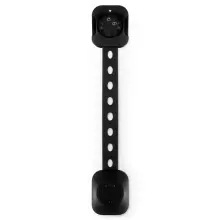 Ricokids Strap Lock Art.7798202 Black  Skapja,/ledusskapja atvilktnes aizsardzība,6 gab