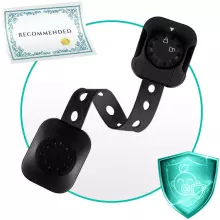 Ricokids Strap Lock Art.7798202 Black  Skapja,/ledusskapja atvilktnes aizsardzība,6 gab