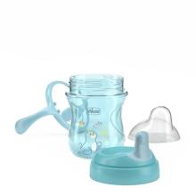 180639 NO-SPILL CUP WITH HARD SPOUT 200ML 6+ BLUE
