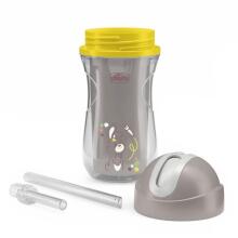 180745 THERMAL MUG 266ML STRAW 14+ GREY