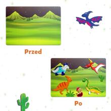 TREFL 62606 Skillmatics folijas rotaļu figūriņa Dinozauru zeme