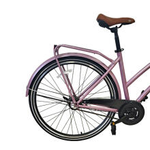 Pilsētas velosipēds Bisan 28 Serenity  roza/sudrabs (Riteņu izmērs: 28 Rāmja izmērs: M)