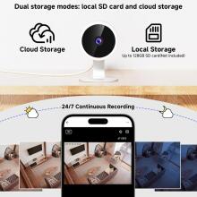 La bebe™ Accessories Wi-Fi Camera 120 Degree Vertical Art.244579 Цифровая видеоняня