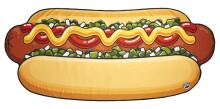 Pludmales paklājs, Hot dogs