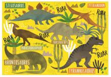 Puzle, Dinozaurs, 40 det.