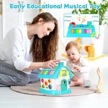 Musical  Baby Playhouse Art.24548 Muzikāla attīstošā rotaļlieta Māja , 12+ men.