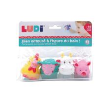 Набор игрушек для ванны LUDI, Домашние животные, 4 шт.
