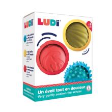 LUDI sensorās bumbiņas, 3 gab.