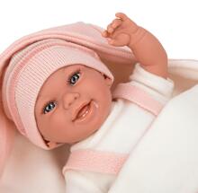 Arias baby с одеяльцем, розовый, 35 см