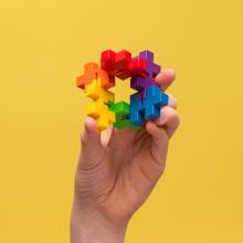 Игрушка-антистресс Plus Plus, Hexel Spectrum