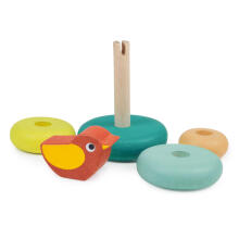Kidstoys Mentari Art.245918 Koka piramīda, Putniņš