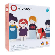 Mentari Leļļu ģimene ar kucēnu