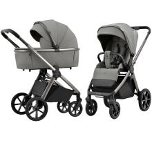 Bērnu ratiņi 2in1 CARRELLO Omega CRL-6530/1 2025 Superb Grey