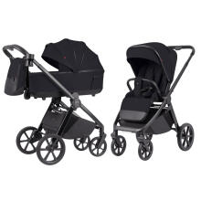 Baby stroller 2in1 CARRELLO Omega Plus CRL-6540/1 Cosmo Black