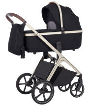 Bērnu ratiņi 2w1 CARRELLO Vector CRL-6550 Pearl Black
