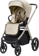 Bērnu ratiņi 2w1 CARRELLO Vector CRL-6550 jūras gliemežvāku bēšs