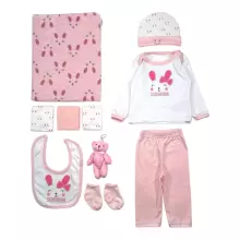 Tom Kids Baby Gift Set Art.246352  Детский подарочный комплектик из 8 частей 100% хлопок