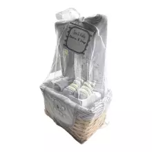 Tom Kids Baby Gift Set Art.246354 Grey Детский подарочный комплектик из 8 частей 100% хлопок