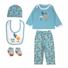 Tom Kids Baby Gift Set Art.246352  Детский подарочный комплектик из 8 частей 100% хлопок