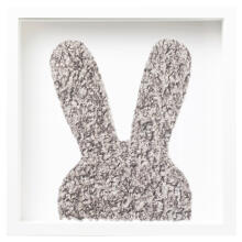 Room Accesories Art.246380 Dekoratīvs tekstila sienas dekors bērnistabai "Zaķītis"– mīksts attēls rāmī