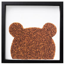 Room Accesories Art.246381 Декоративное панно из мягкой ткани в раме "Мишка" – интерьер для детской