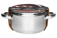 Maku Basic Pot with glass lid steel 2 L 18 cm