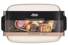 Maku Oven casserole ceramic w/lid 3 L 36x21,5 cm