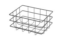 Корзина для хранения Maku металлическая черная 19x14x9 см