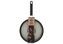 Maku Sauté pan steel with glass lid 2,5 L 25 cm