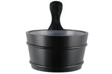 Ведро 4Living Sauna черное 4 л