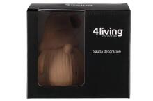 4Living Pirts dekors Santa brūns