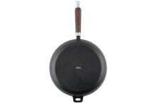 Maku Fry pan cast iron wooden handle 28 cm