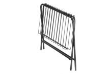 4Living apavu plaukts, atverams, melns, 70x40x31 cm