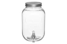Juice dispencer 3,9 L with metal lid, plastic tap