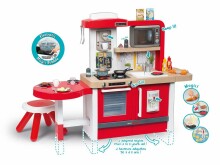 Smoby Evolutive Gourmet Art.312302S Interaktīvā rotaļu virtuve ar skaņas efektiem