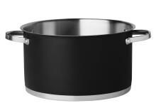 Maku Saucepot black with glass lid 5,3 L 24 cm